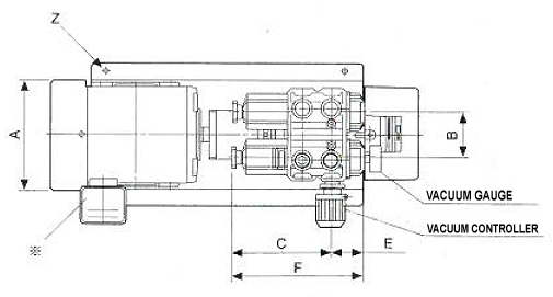 Orion Vacuum Pump krx-3 dimensions image 2